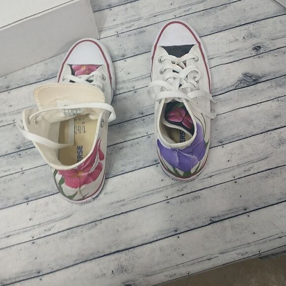 Women's Converse All Star Chuck Taylor Floral Designer Size 7 - Picture 4 of 9